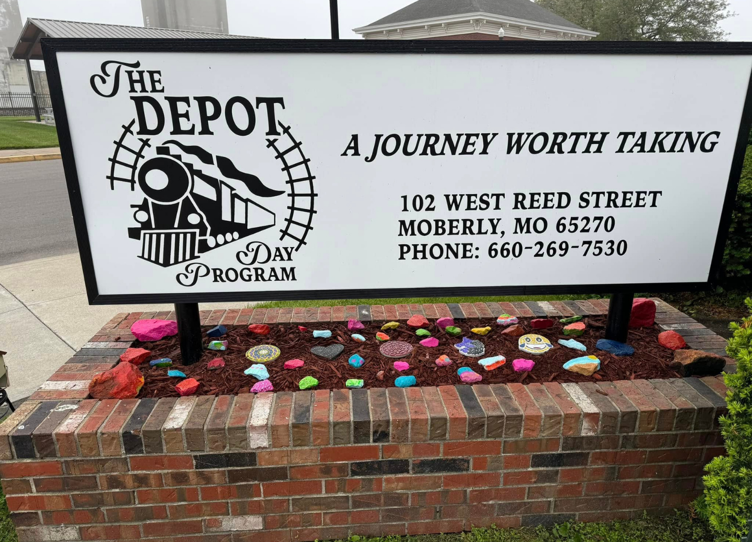 The Depot Sign